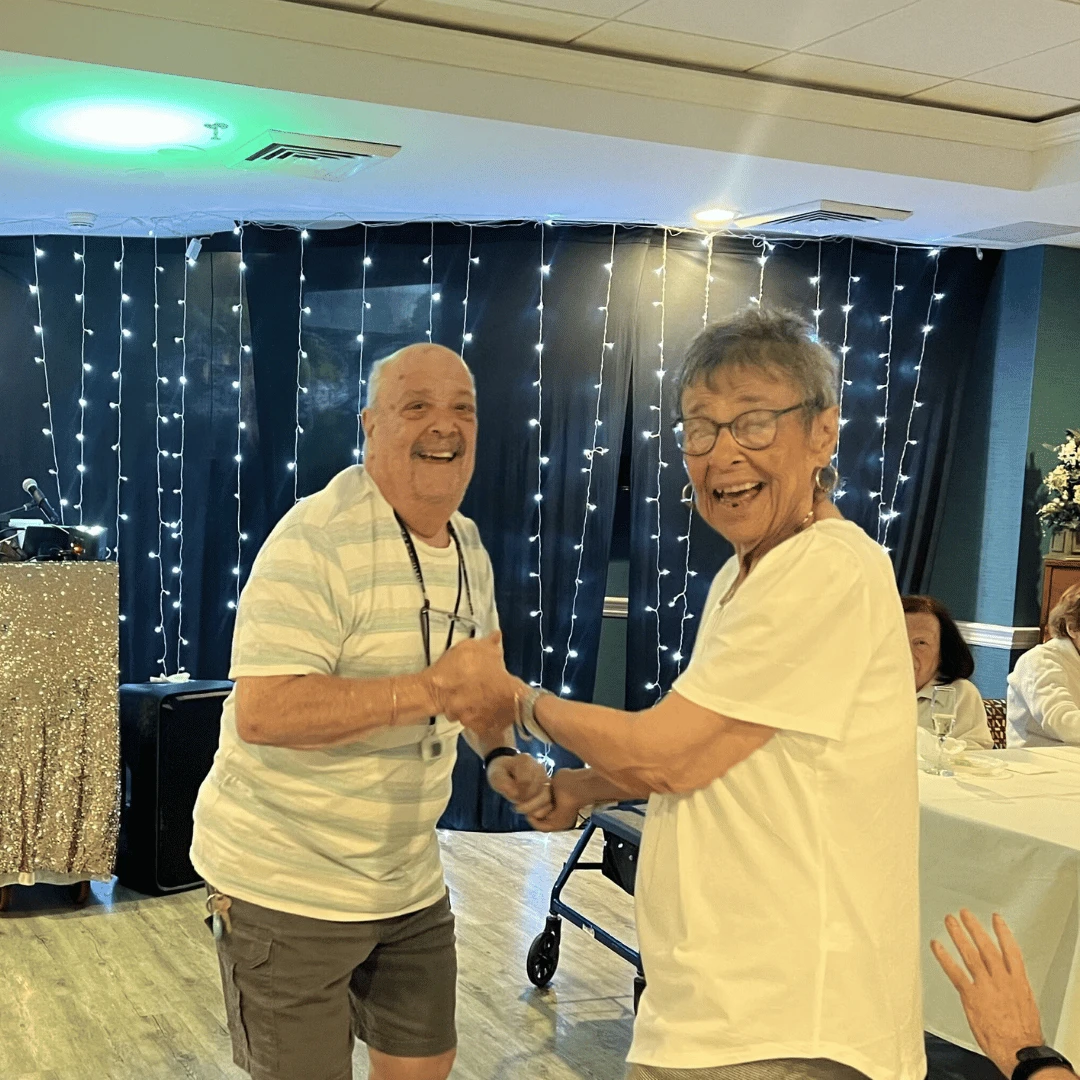 Residents at The Bristal at Westbury are looking forward to the summer white party next year