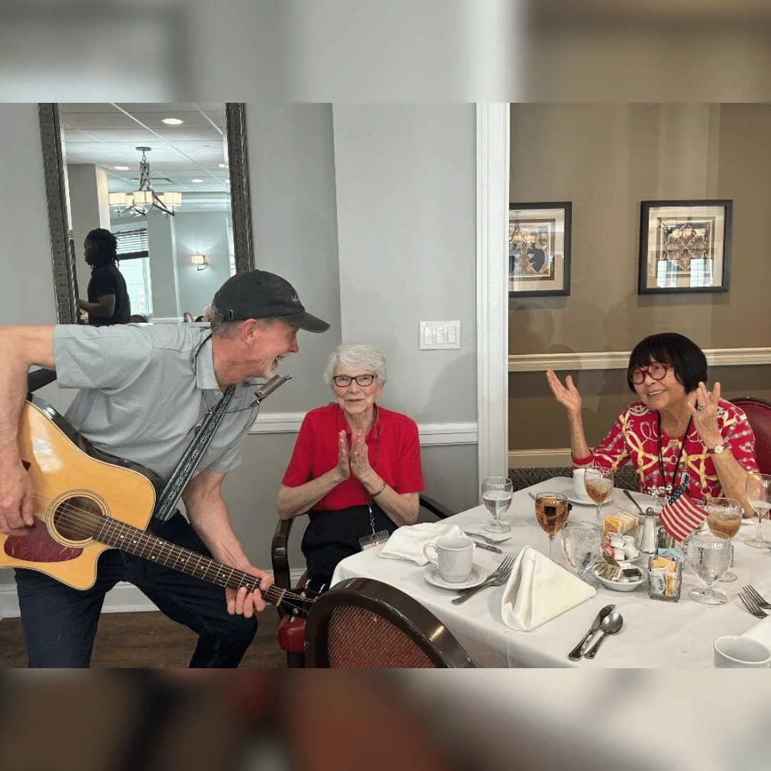 Live music at The Bristal at Armonk preceded poolside fun