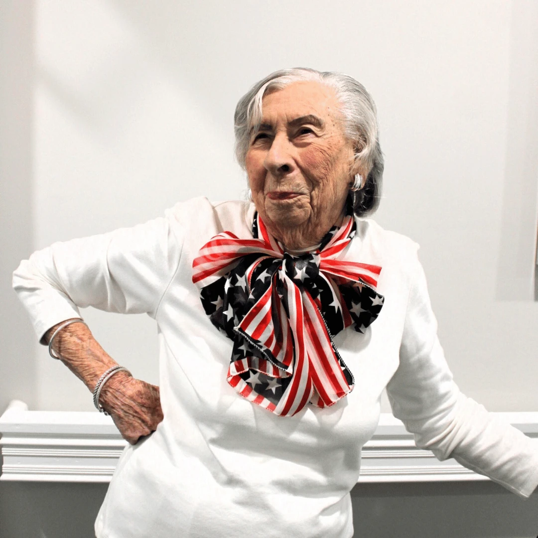 Residents from The Bristal at Mount Sinai donned their Red, White, and Blue Best for the 4th of July