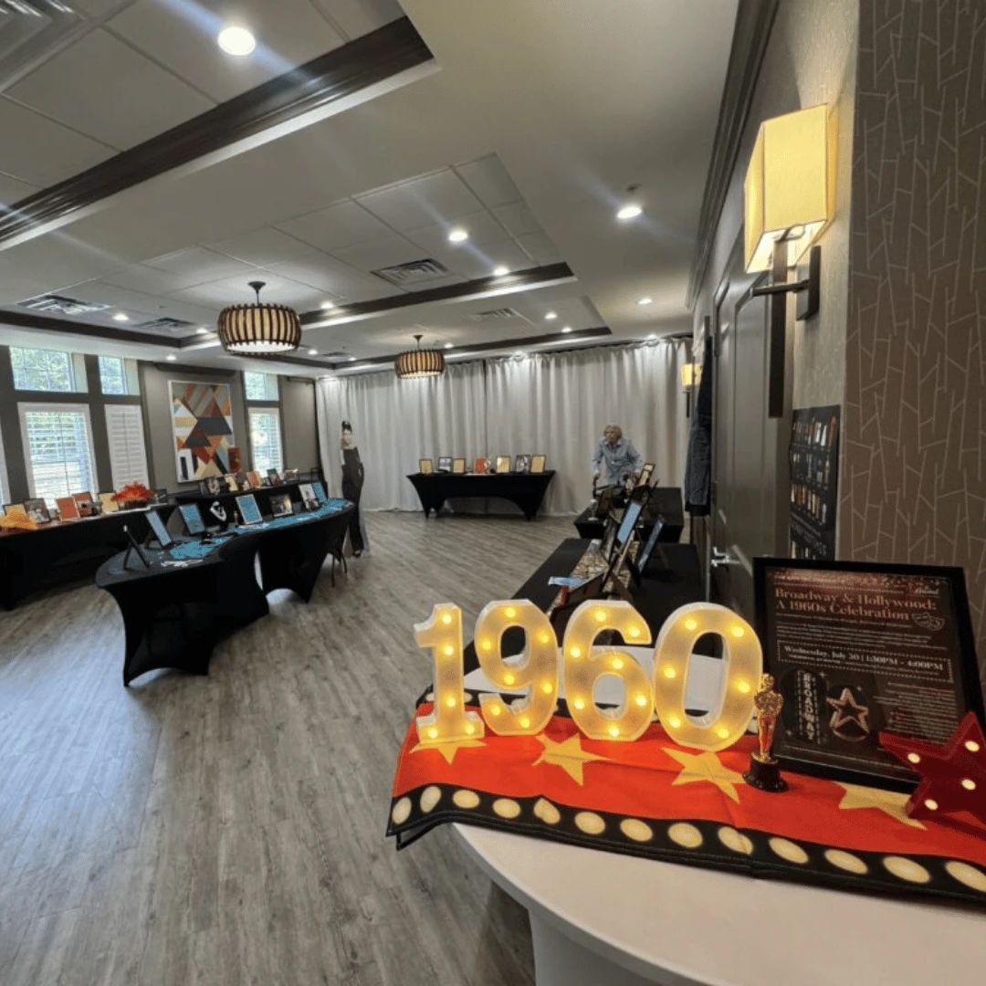 The Bristal at Wayne held a Broadway Meets Hollywood 1960s Immersive event