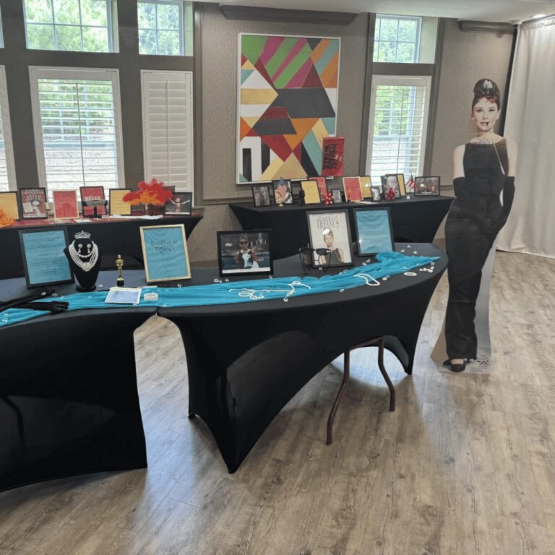 A sensory gallery of exhibits related to 1960s entertainment was hosted at The Bristal at Wayne