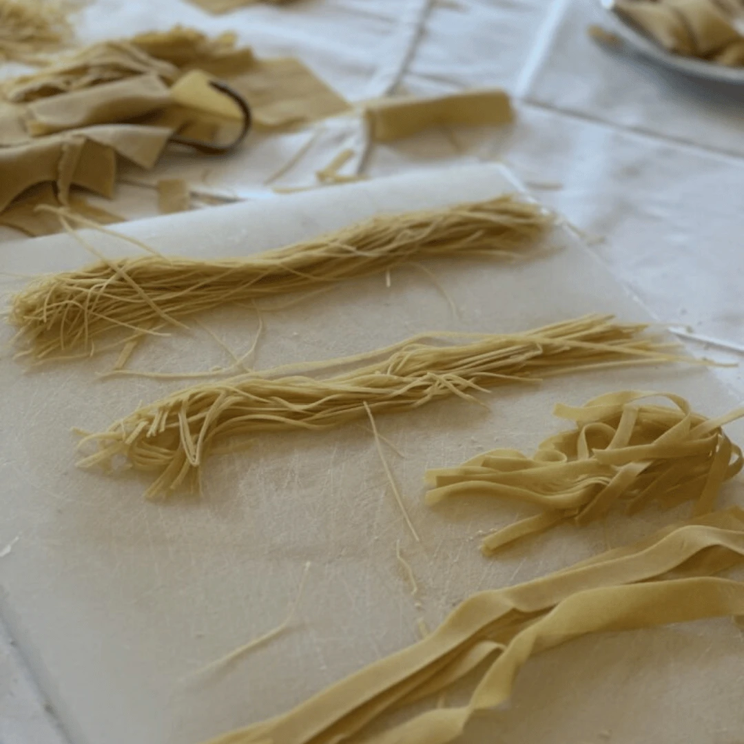 Portions of fresh made pasta at The Bristal at York Avenue