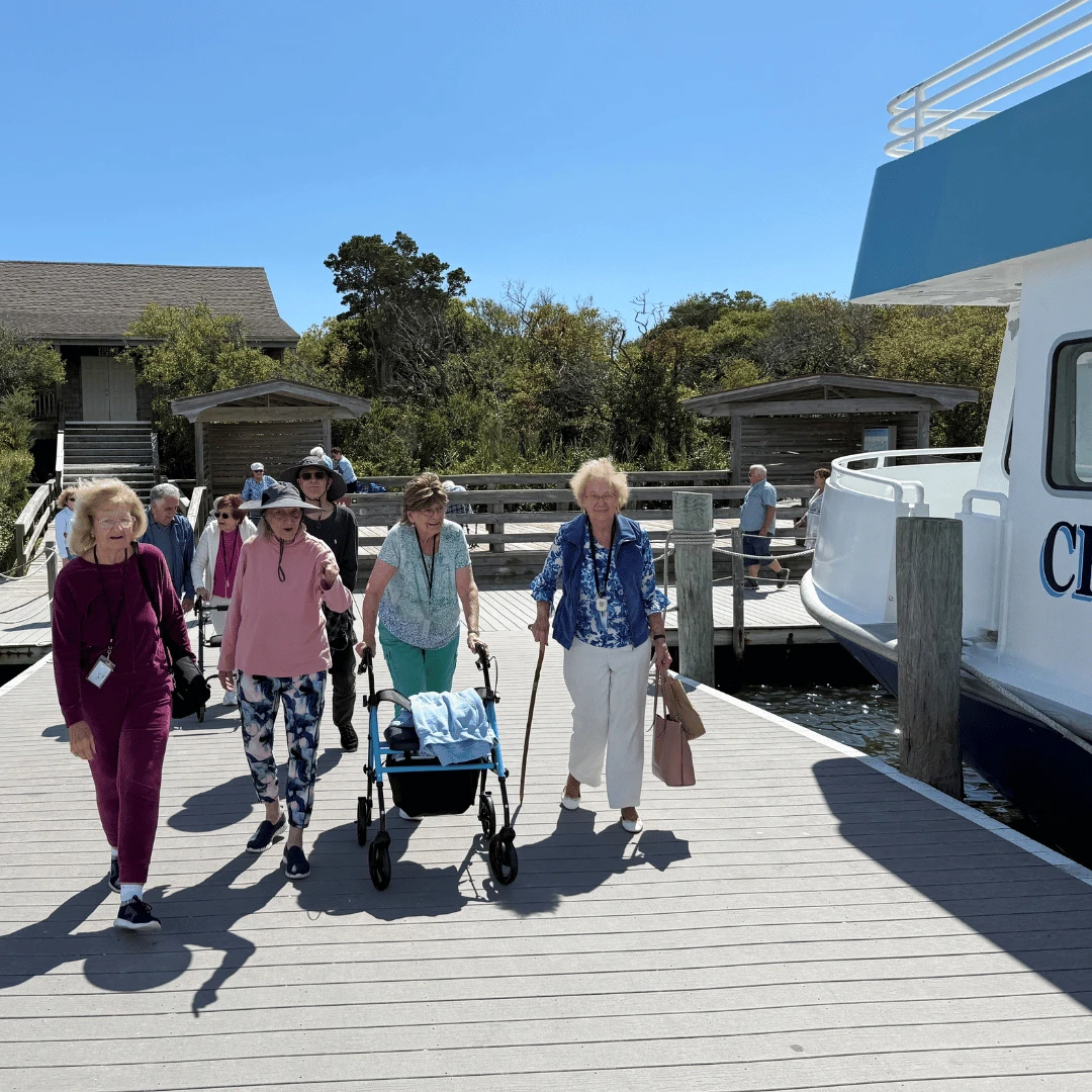 The Bristal at Sayville residents took a Ferry Ride to Fire Island