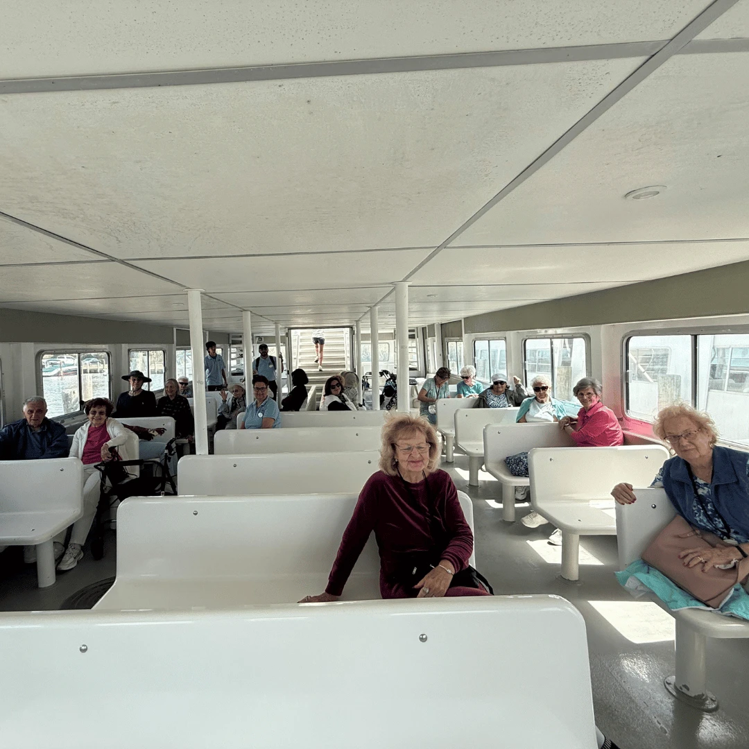 Residents enjoyed the ferry ride to Sailor's Haven from nearby Sayville