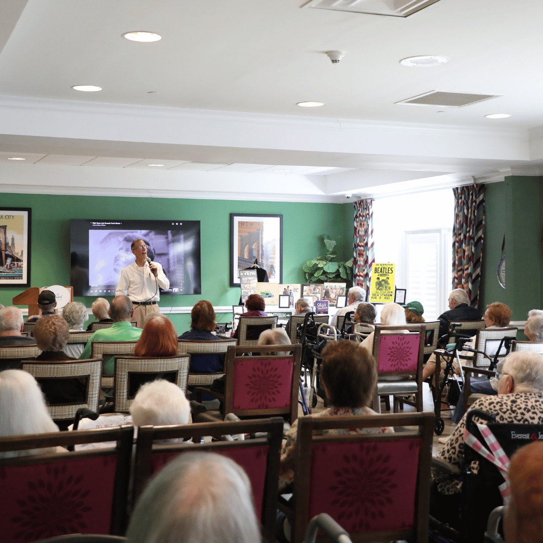 Residents gathered to share their recollections, and in some case firsthand accounts, of THe Beatles concert