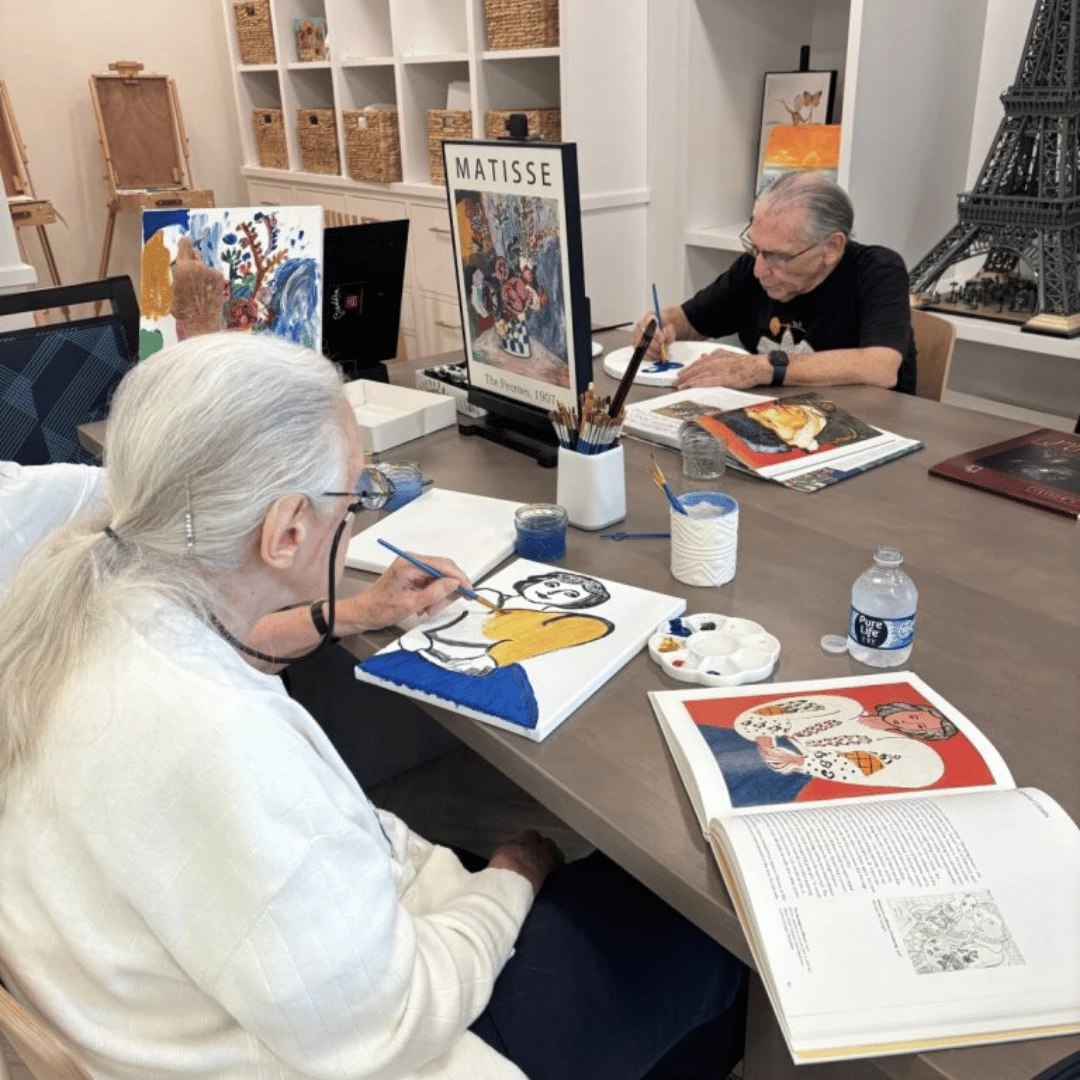 Artistic programming at The Bristal at York Avenue emphasizes wellness, socializing, and artistic expression