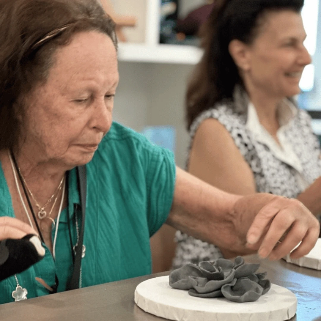 Residents came together in the Creative Haven at The Bristal at York Avenue