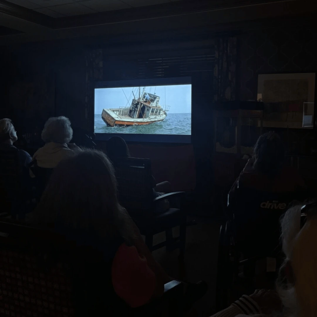 The Signature Immersive Day of Events ended with a screening of the movie Jaws at The Bristal at Lake Grove