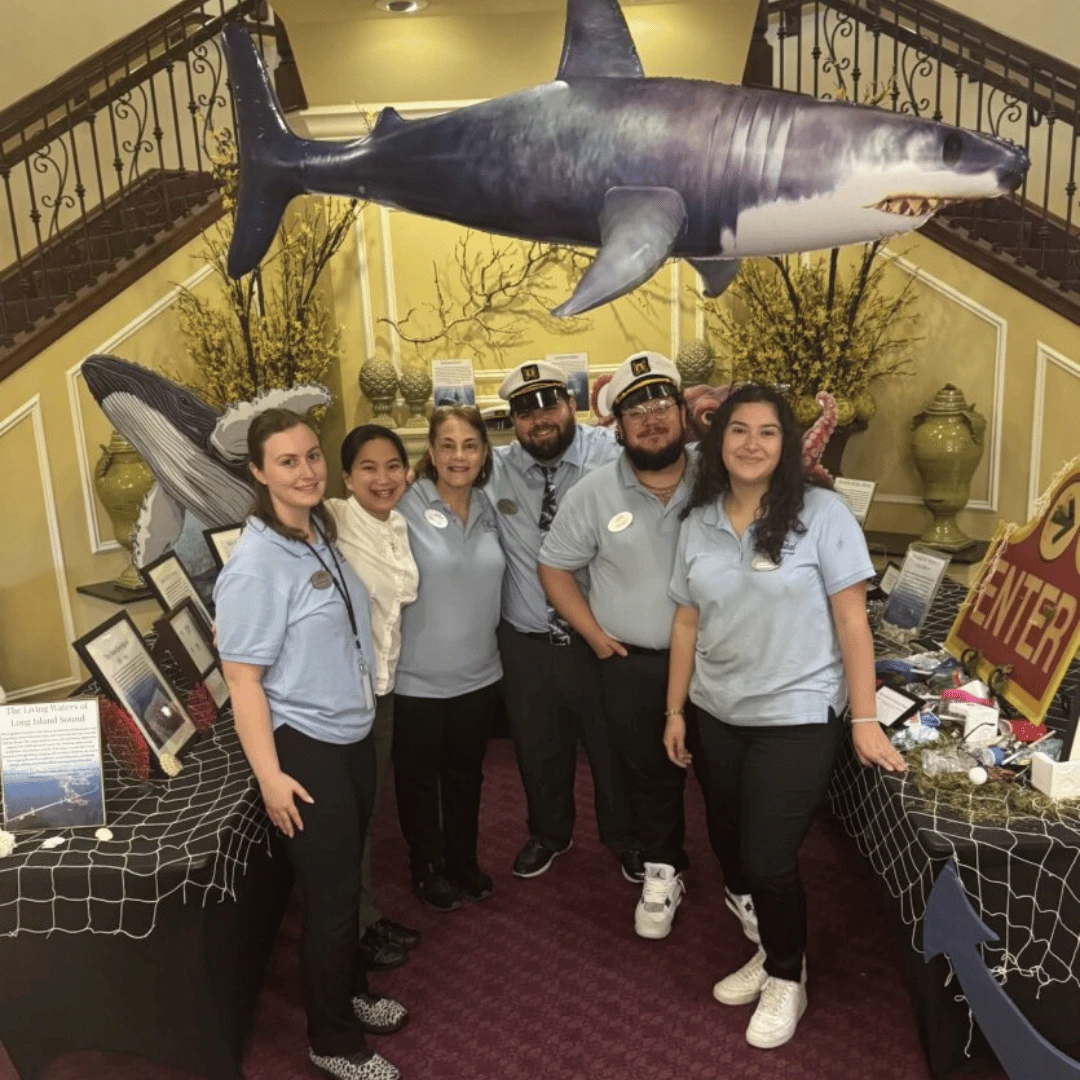 Team Members at The Bristal at Lake Grove immersed themselves in the under sea programming