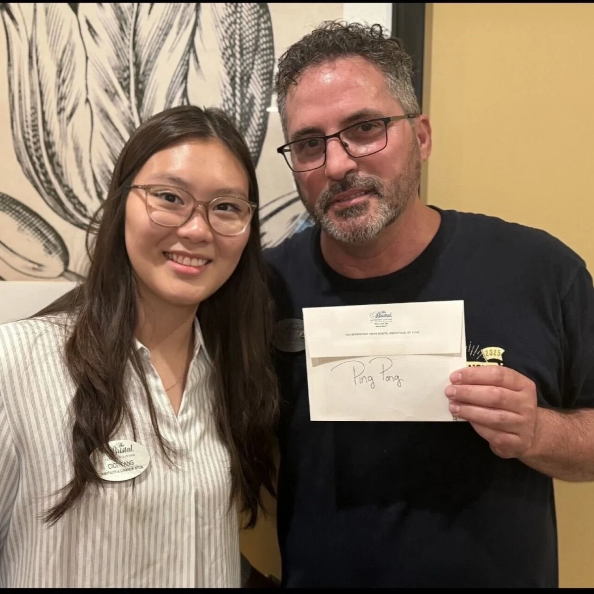 The Bristal at Holtsville intern from Cornell University