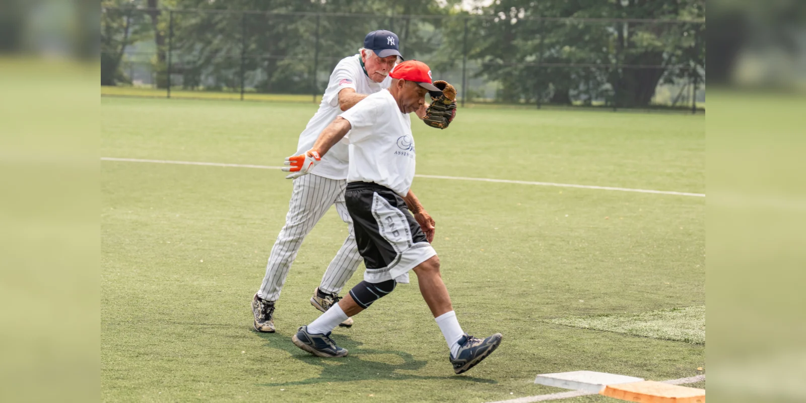 The Bristal All-Stars 2026 Senior Softball: action at the plate
