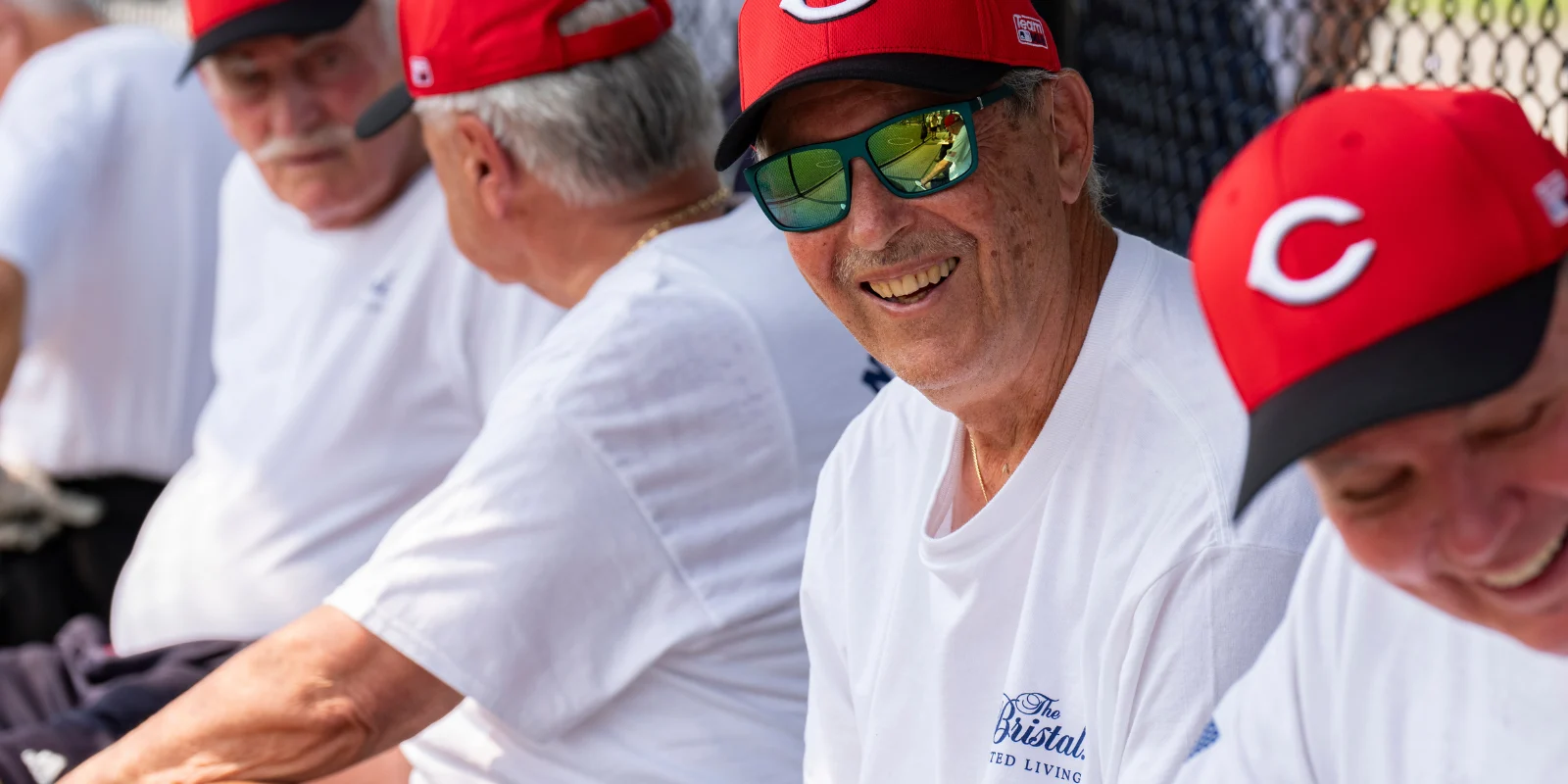 The Bristal All-Stars 2026 Senior Softball: players for the Reds