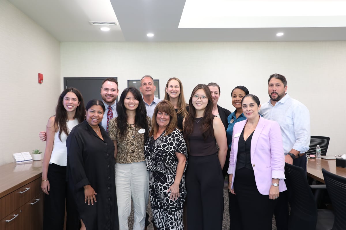 Inaugural Class of Cornell Interns and leadership from The Bristal Assisted Living communities