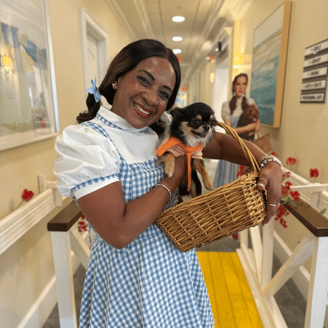 Team member dressed as Dorothy at The Bristal at Englewood