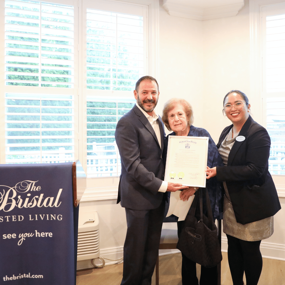 The State of New Jersey recognized The Bristal at Woodcliff Lake for excellence and commitment to exceptional senior living services for seniors