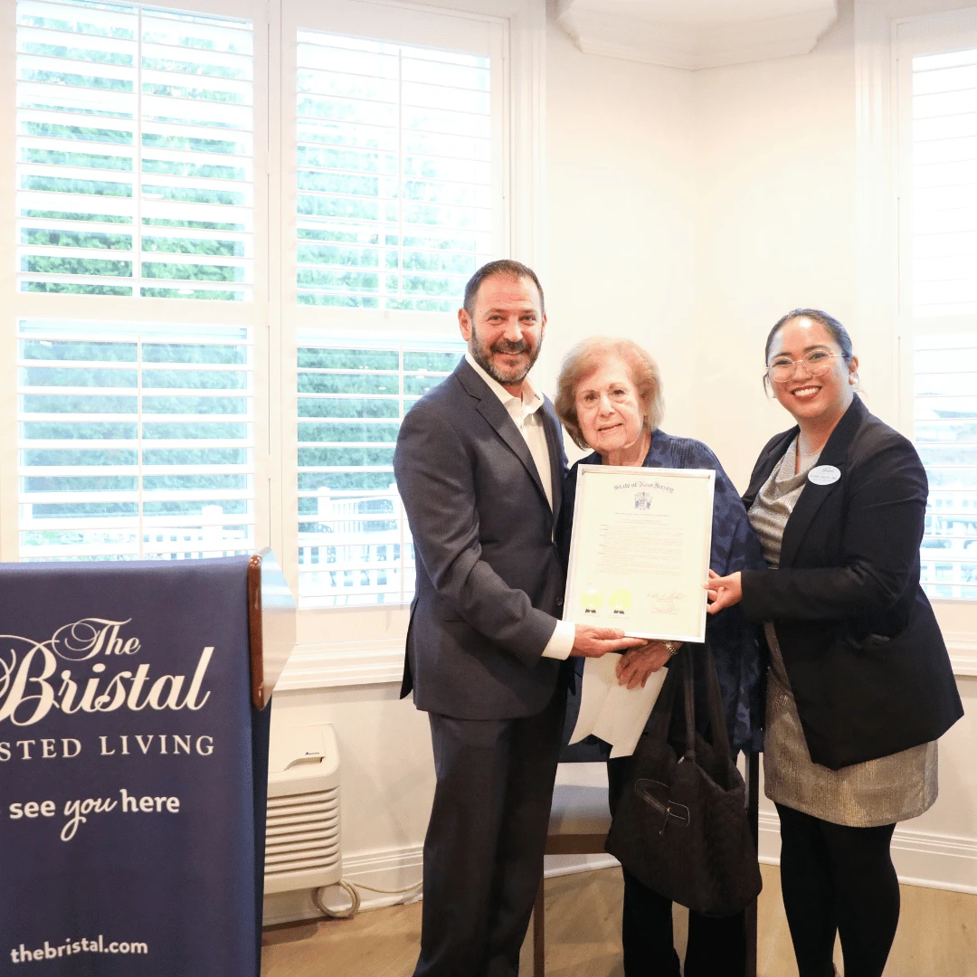 The State of New Jersey recognized The Bristal at Woodcliff Lake for excellence and commitment to exceptional senior living services for seniors