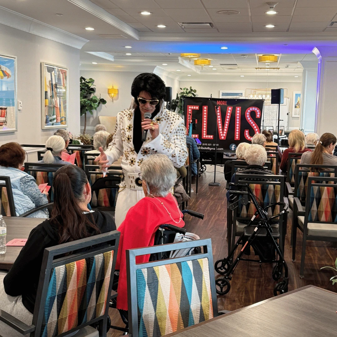 The Bristal Assisted Living at Sayville hosts programming for seniors including musical performances