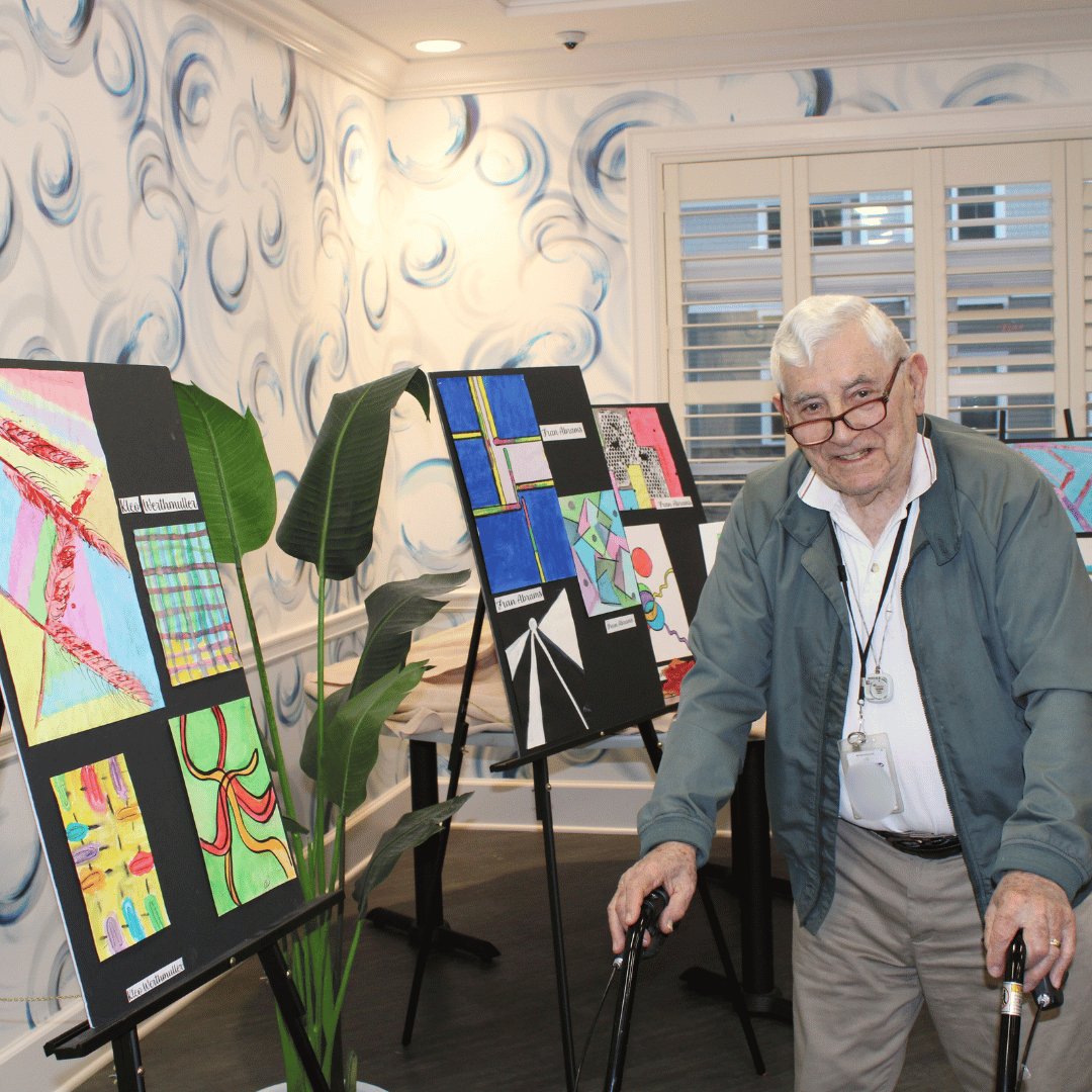 Resident at The Bristal at Jericho at the annual art show