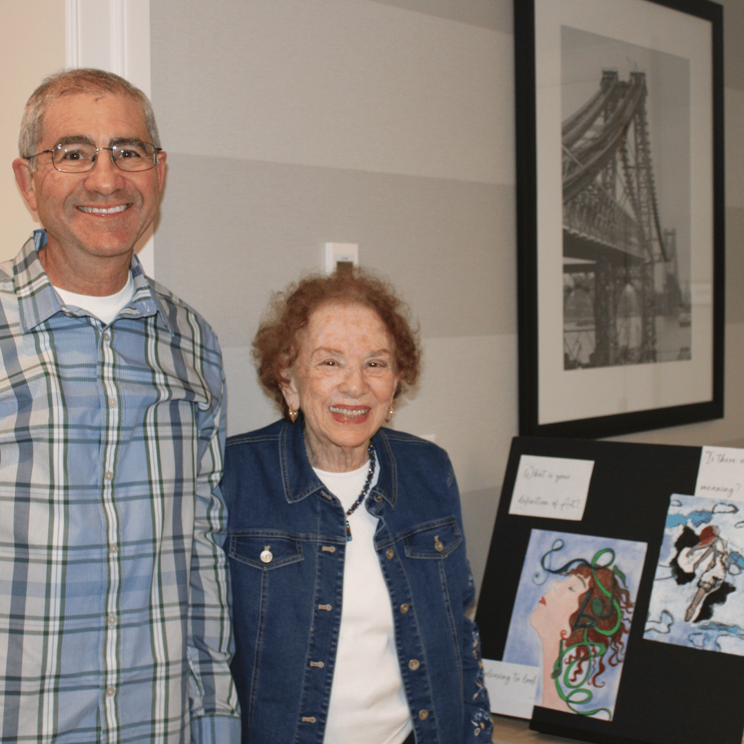 The Art Show at The Bristal at Jericho is an annual favorite event for assisted living residents