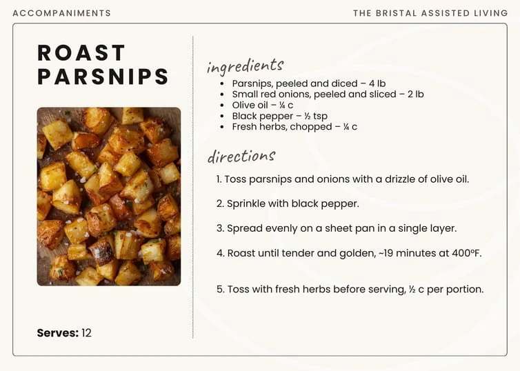 roast parsnips