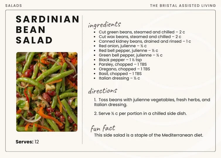 sardinian bean salad