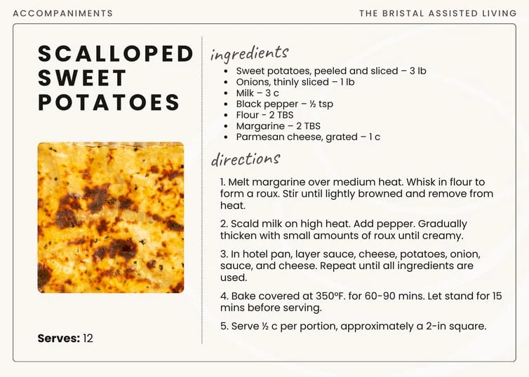 scalloped sweet potatoes