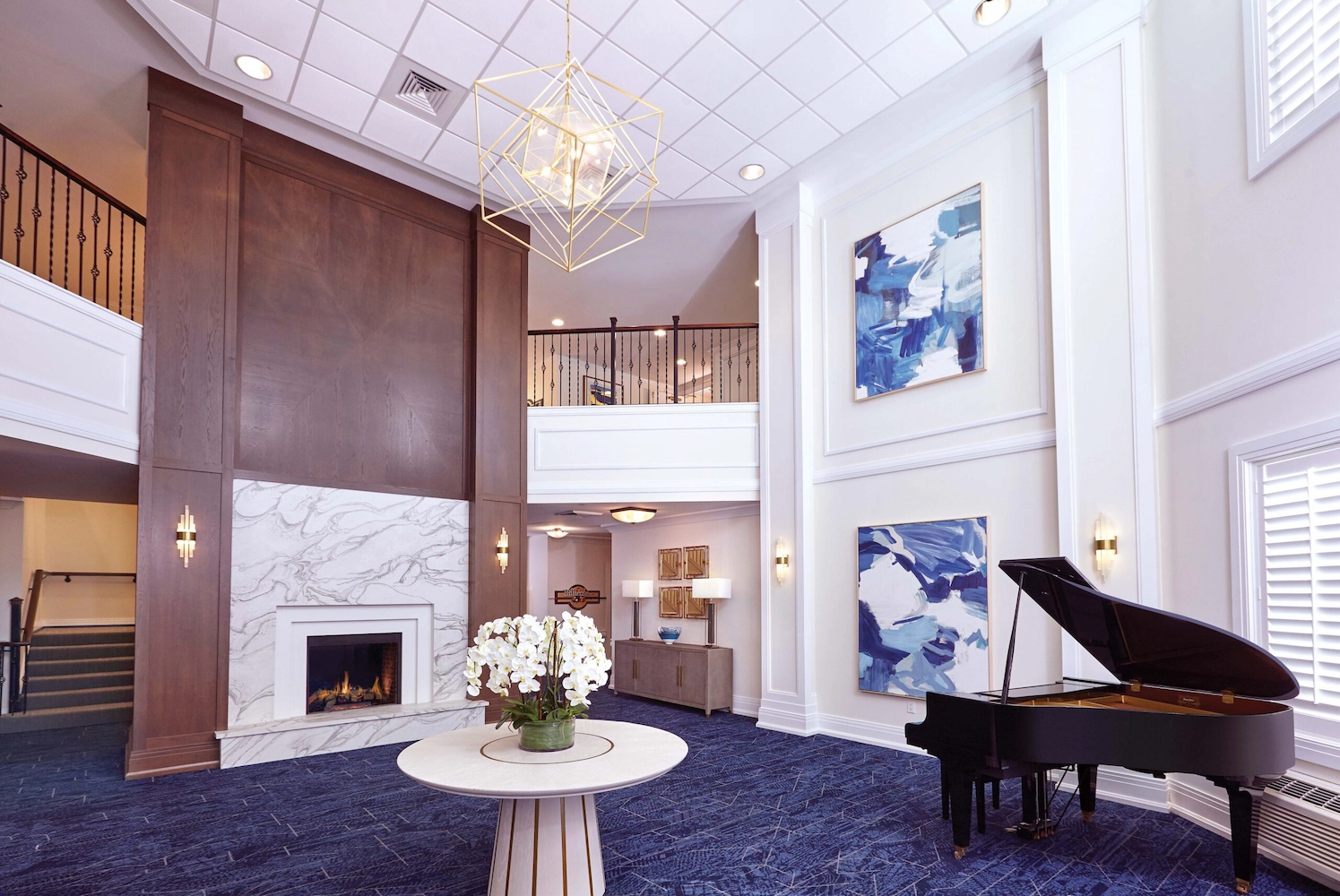 The Bristal at East Northport lobby