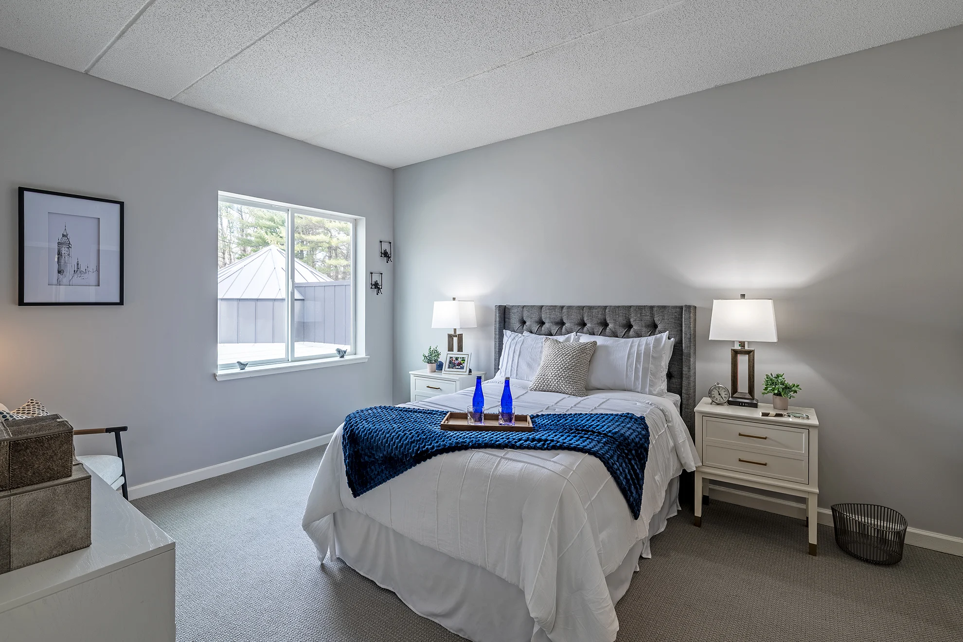 Model Studio Bedroom at The Bristal at Armonk