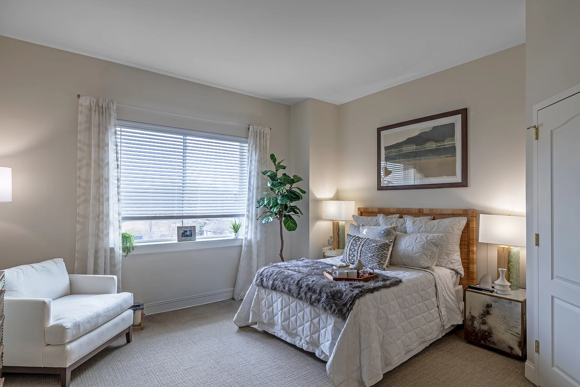 Model Bedroom at The Bristal at Englewood 2026
