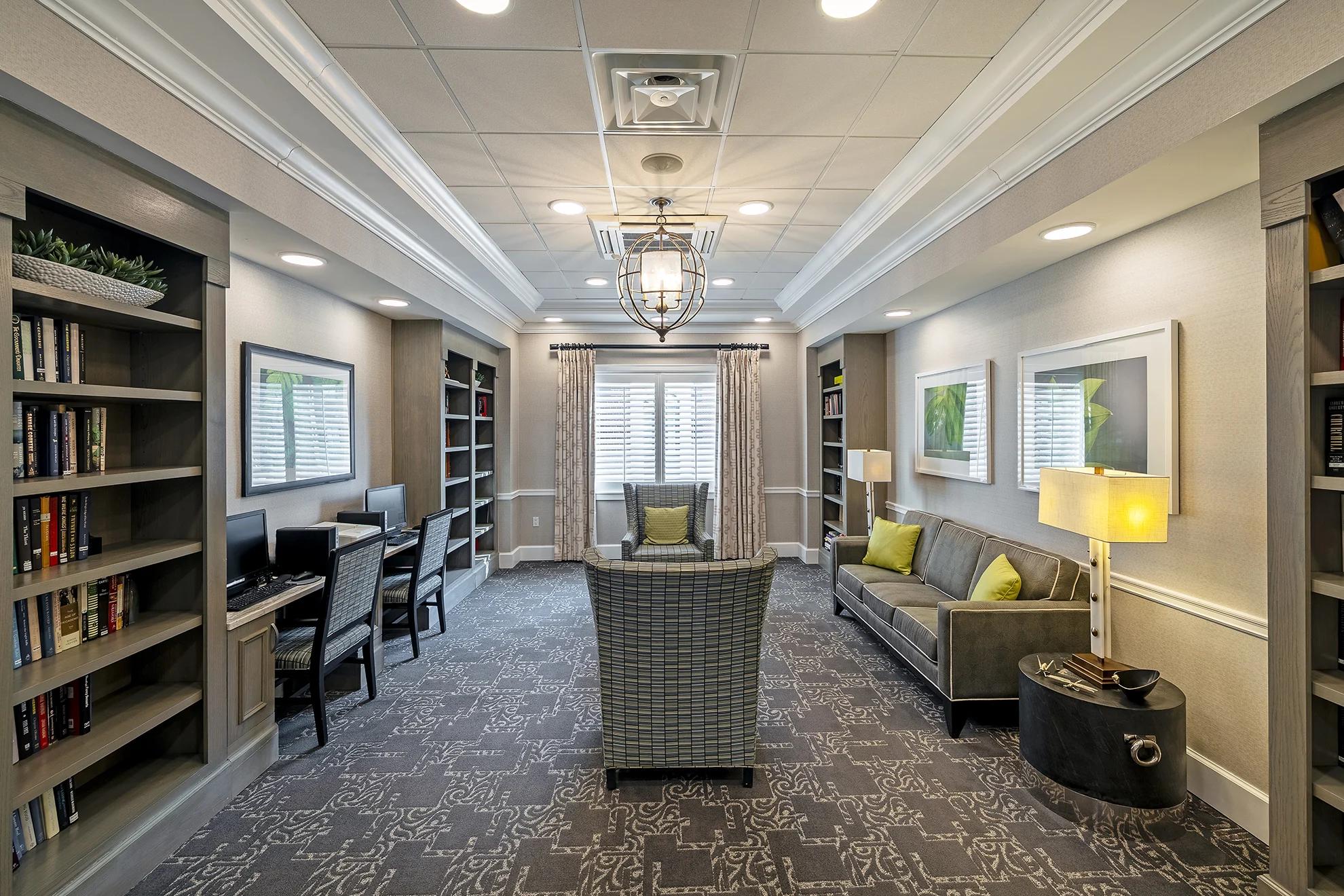 Library at The Bristal at Englewood 2026