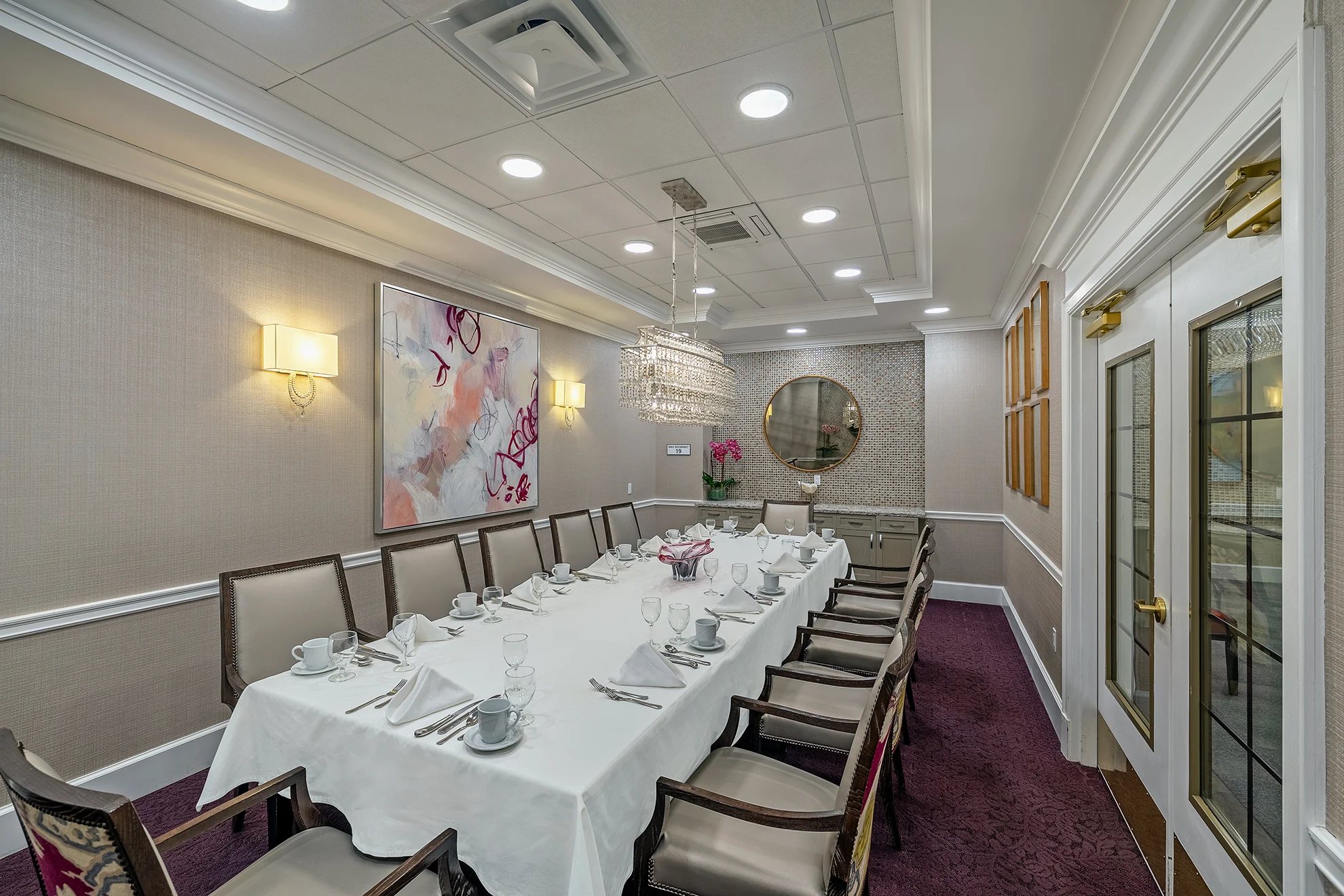 Private Dining Room at The Bristal at Englewood 2026