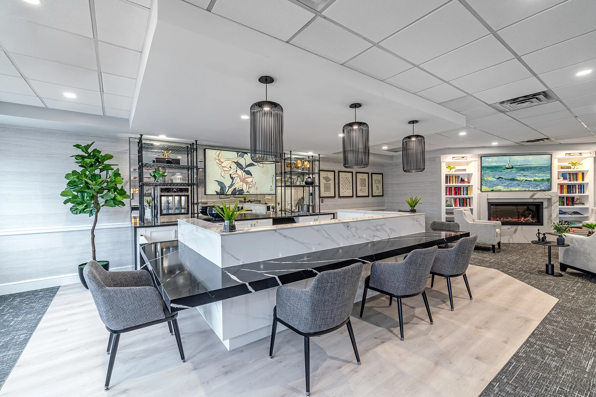 Sports Bar and Lounge at The Bristal at Lynbrook