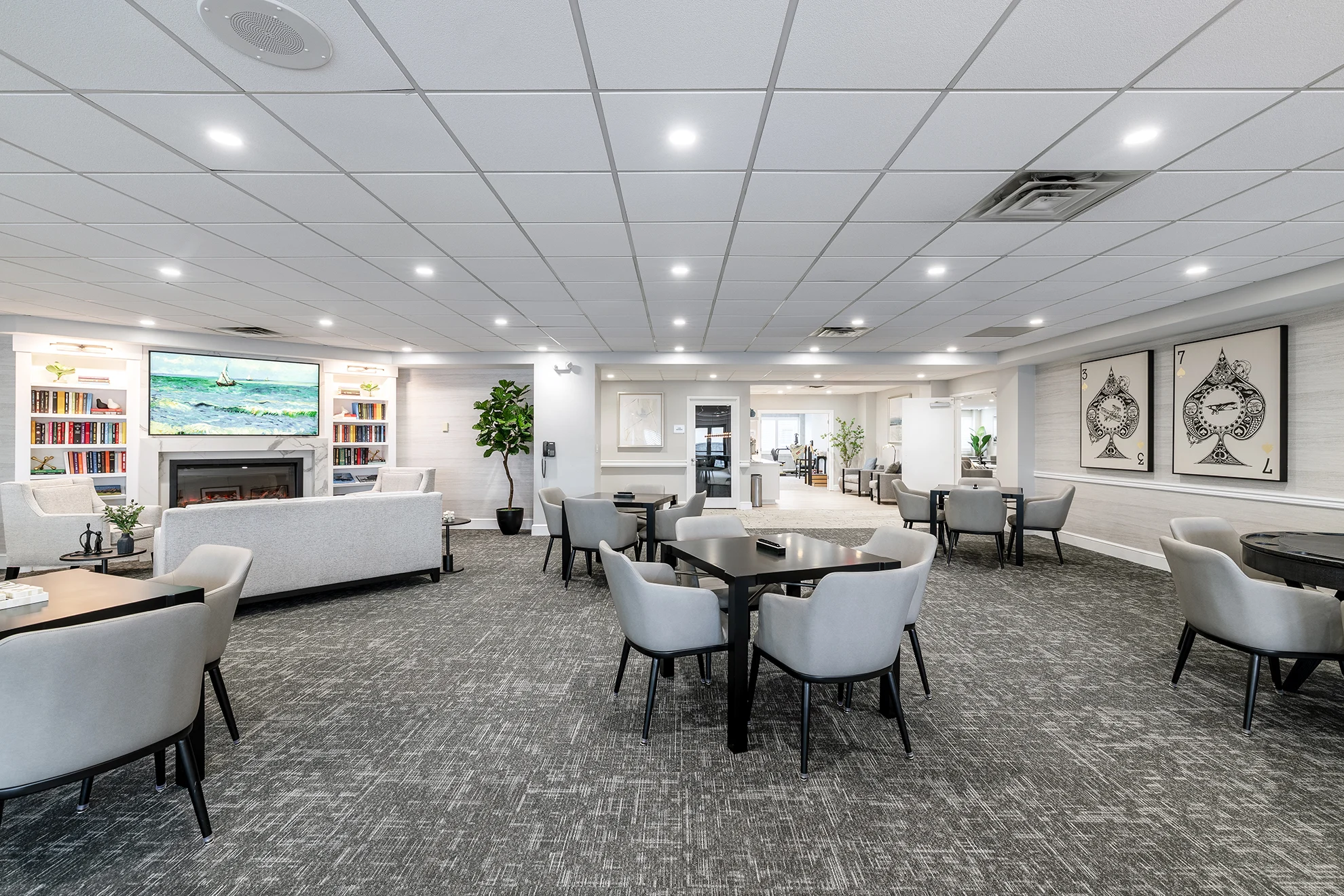 Lounge at The Bristal at Lynbrook