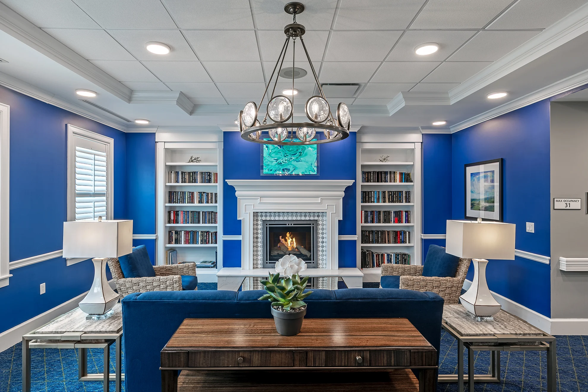 Library at The Bristal at Somerset 2026