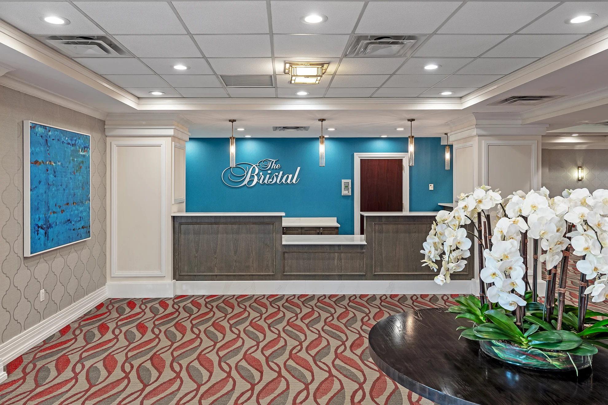 The Bristal at White Plains Front Desk Lobby