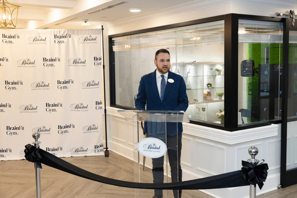 Corporate Director of Program Innovation spoke to introduce BrainFit Gym and the cognitive wellness technology