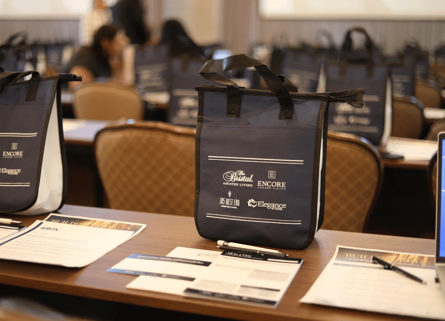 Leaders receive co-branded welcome gifts at the Leadership Summit