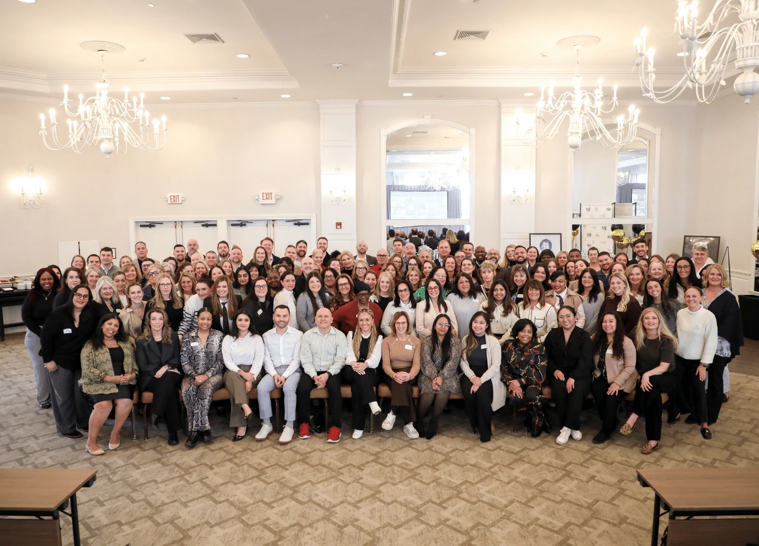 Senior living leaders gather for group photo at 2026 Leadership Summit