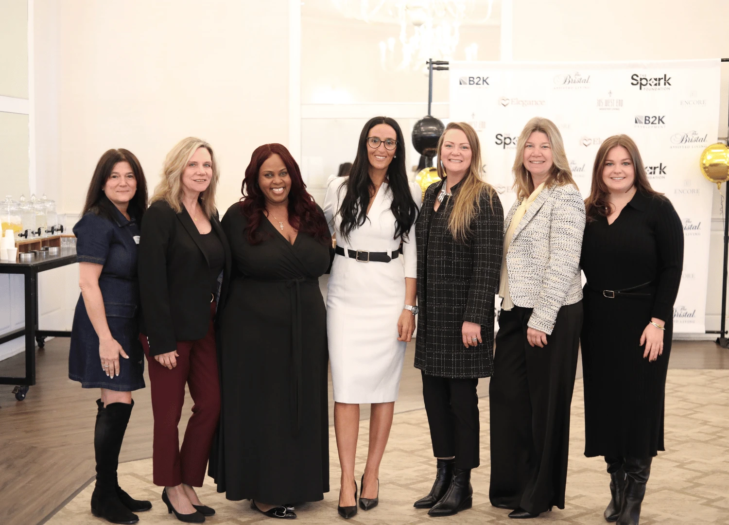 COO Amy Silva-Magalhaes with leadership at The Bristal Leadership Summit