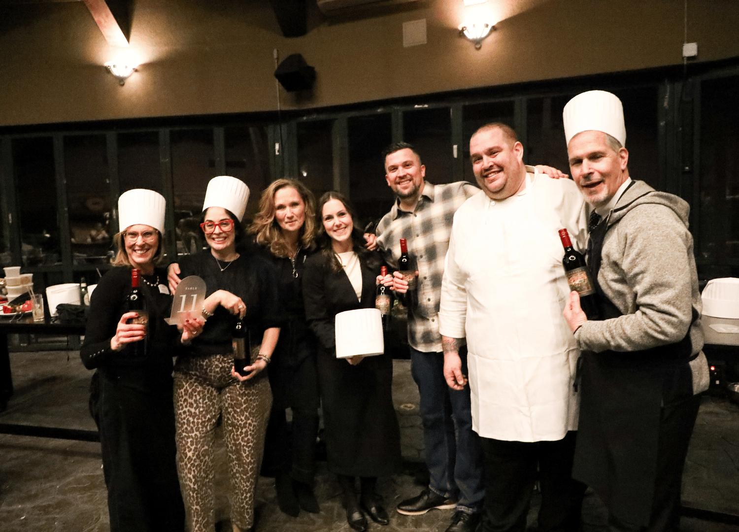 Winners pose together with the head chefs at the Iron Chef competition at The 2026 Leadership Summit for The Bristal Assisted Living