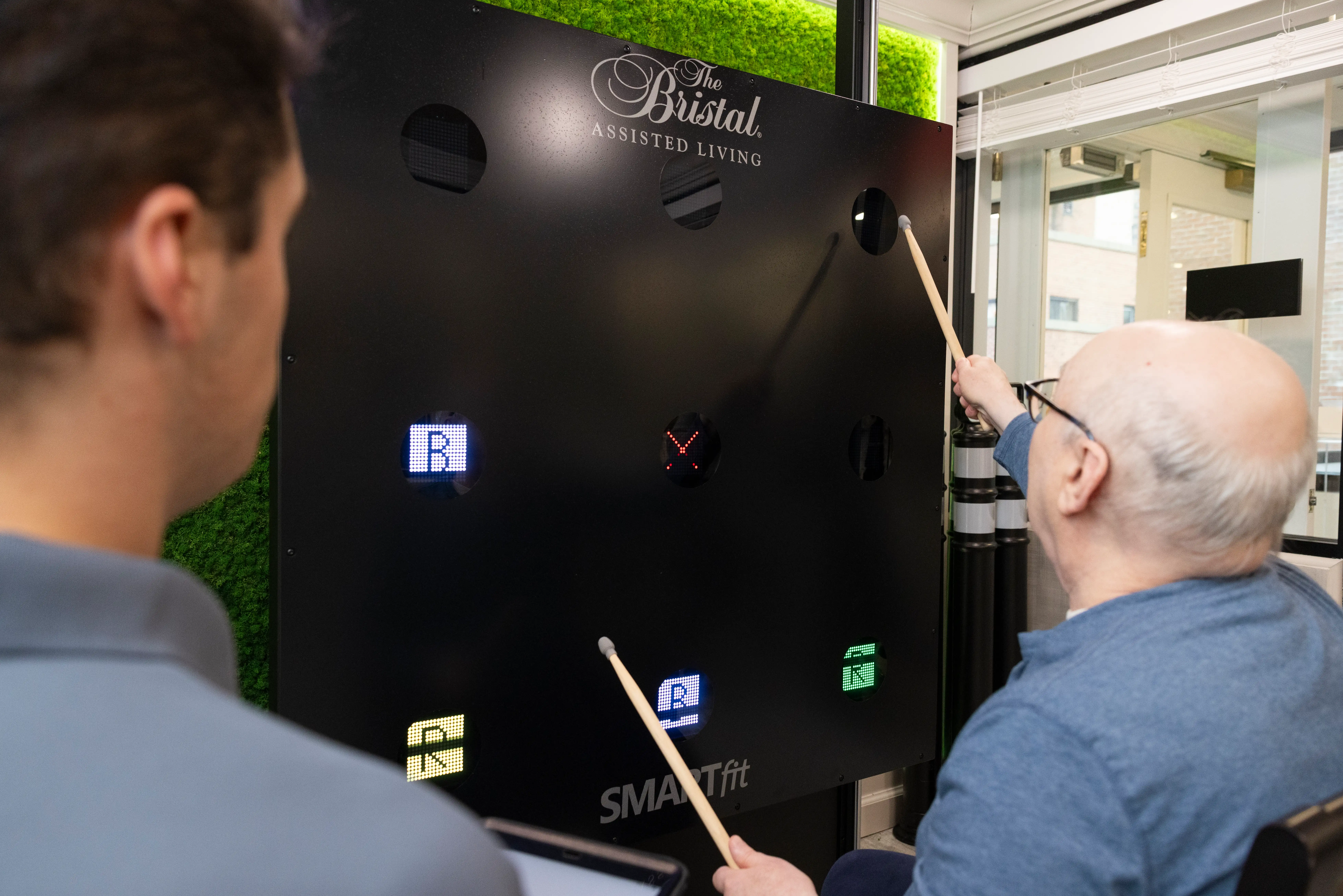 Resident of The Bristal in BrainFit Gym