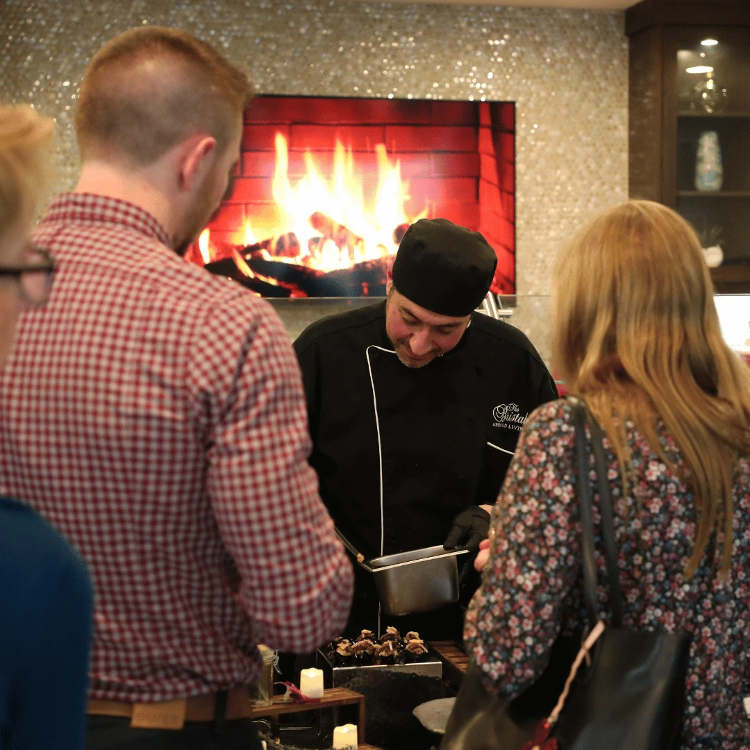 Chef serving at Taste of The Bristal 2026 Food and Dining