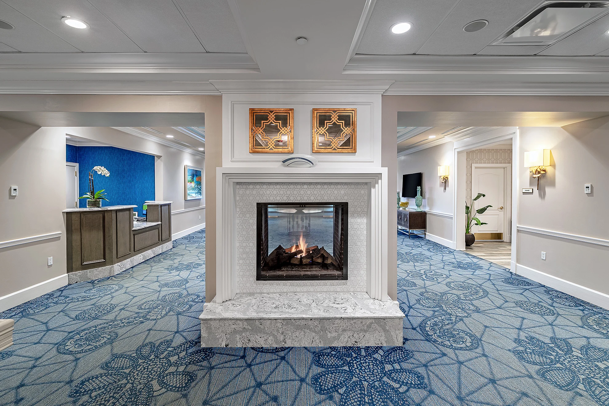 The Bristal at Jericho_Fireplace