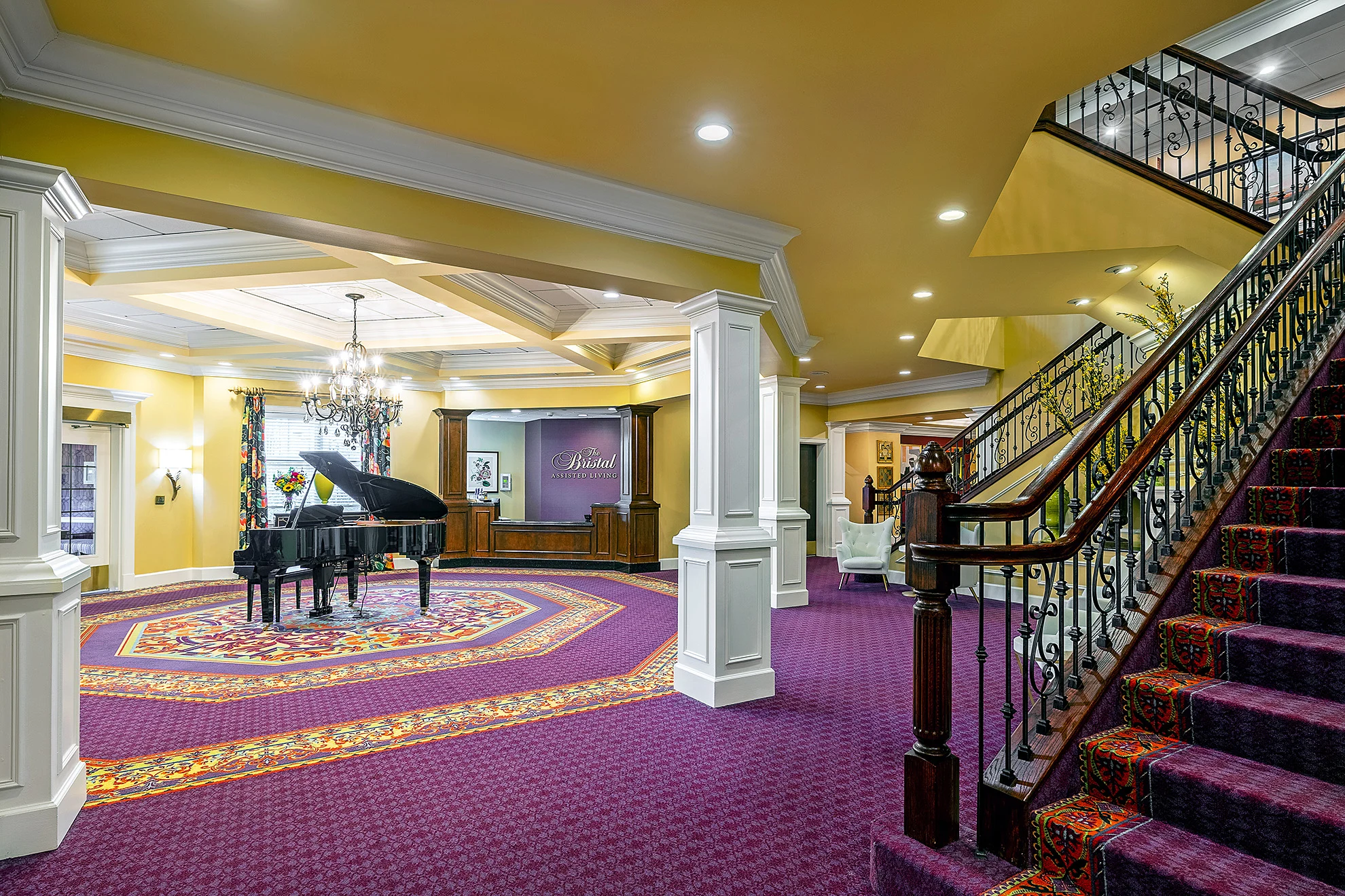 The Bristal at Lake Grove_Lobby Stairwell