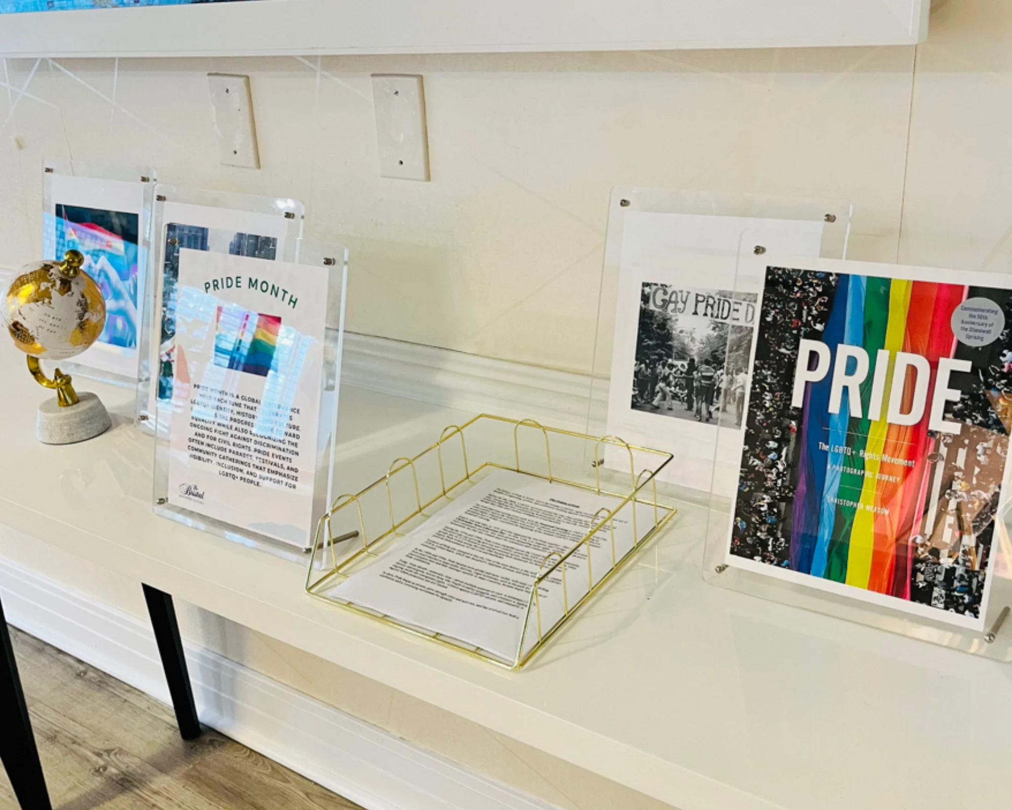 The Bristal at North Woodmere created an educational museum-style exhibit to inspire conversation