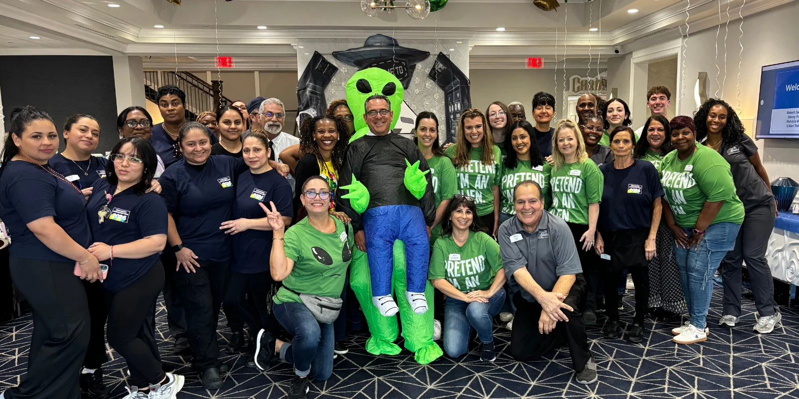 Team Member Appreciation Week at The Bristal at Bethpage - Team members show off their Out of This World Space Theme