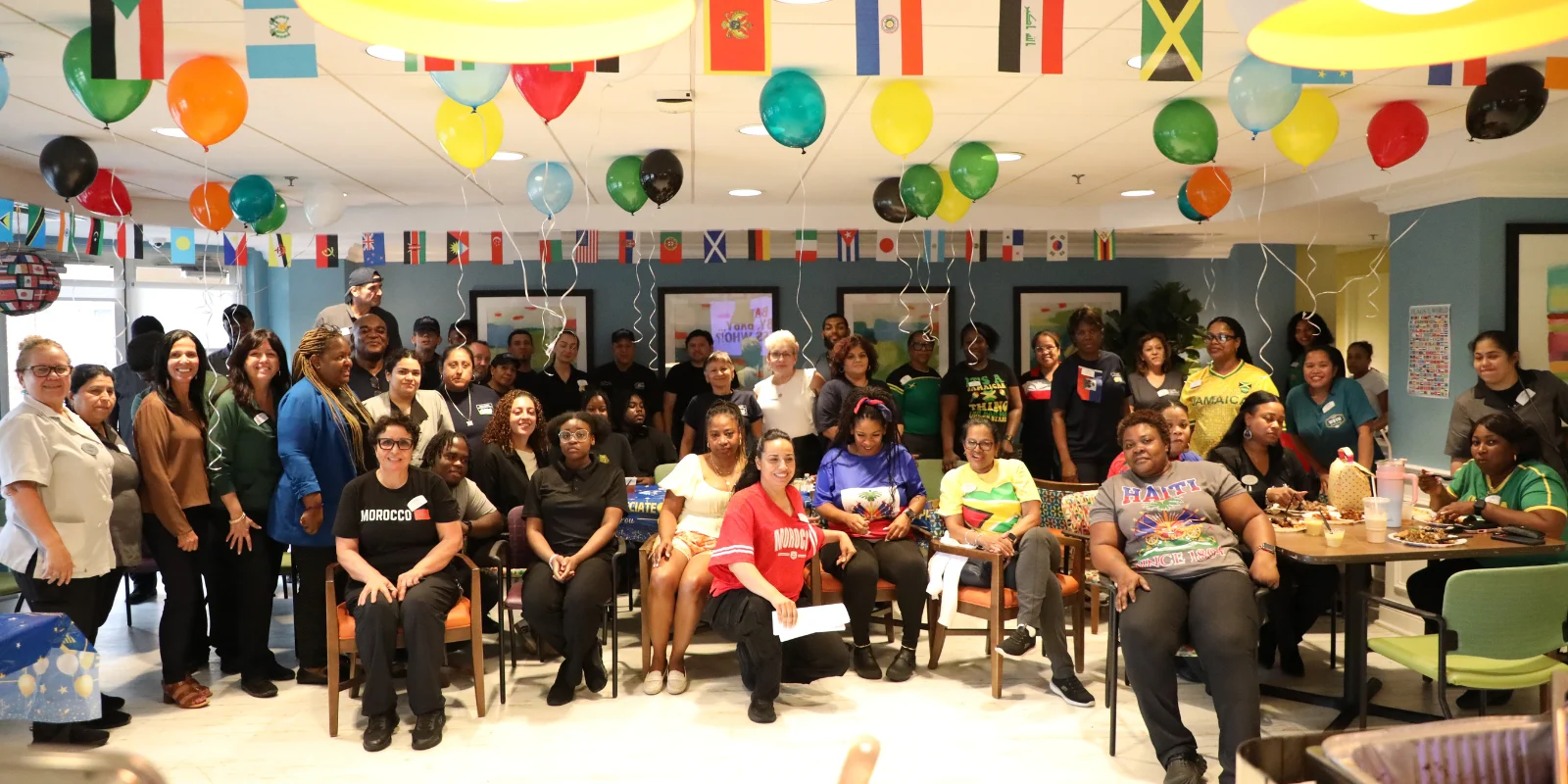 Team Member Appreciation Week at The Bristal at East Meadow - team members pose for a picture together