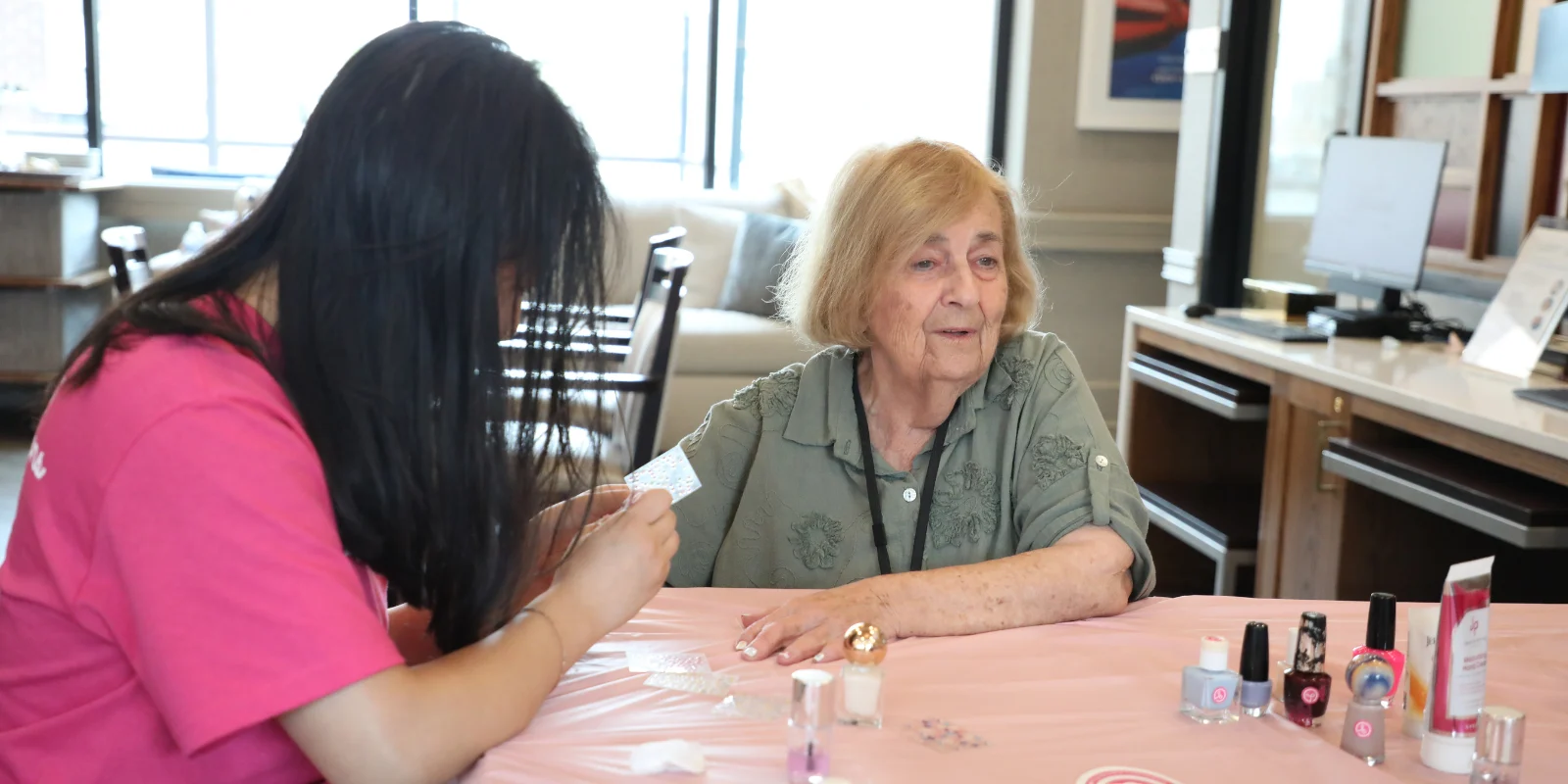 Not just about beauty, the GlamourGals visit to York Avenue was also about intergenerational connection