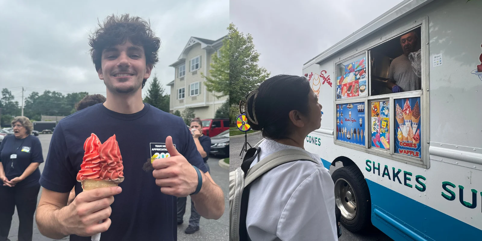 Grove - Team Member Appreciation Week - Team Members visit the ice cream truck