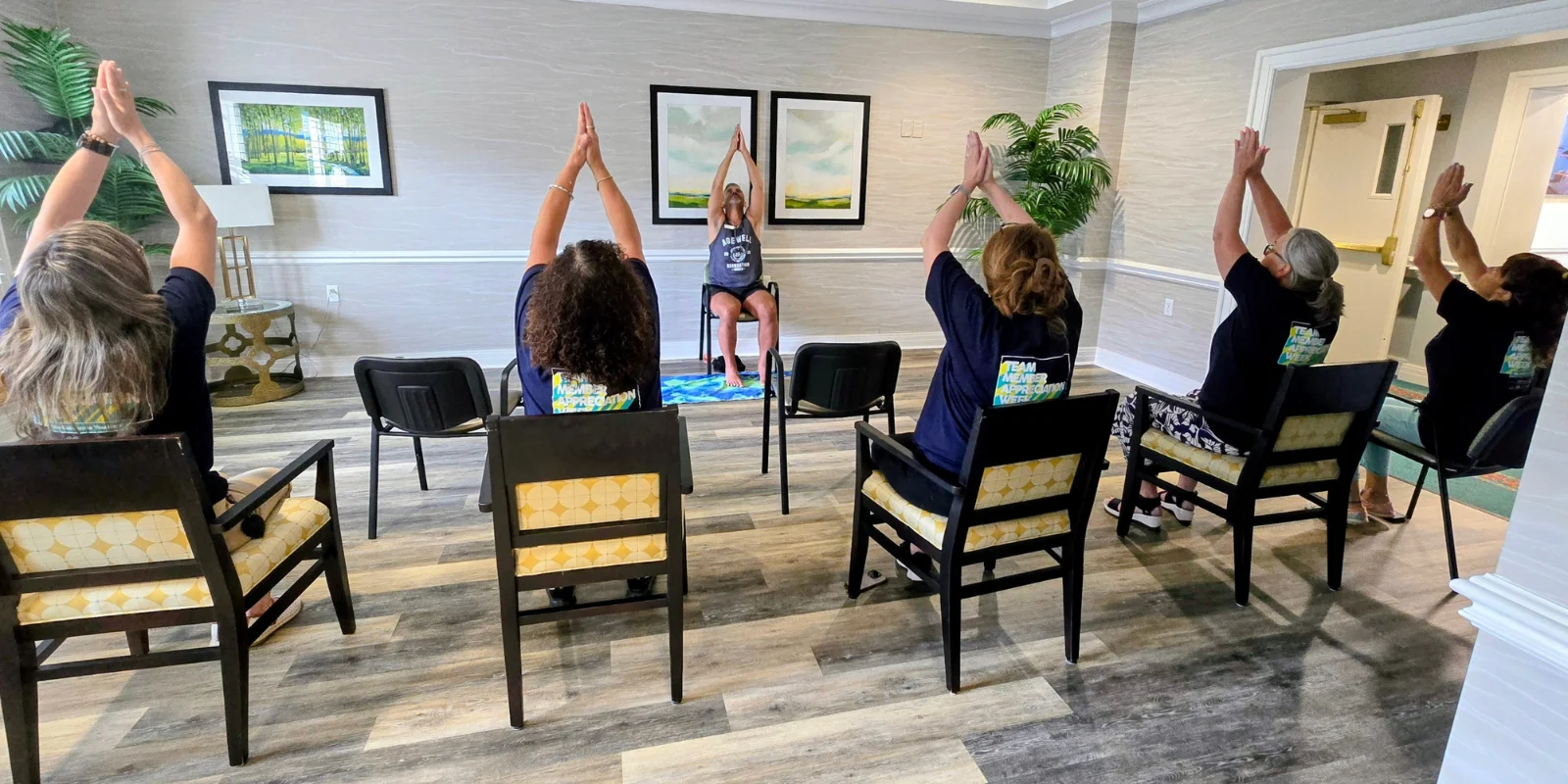 Team Member Appreciation Week at The Bristal at Massapequa - team members enjoy yoga class